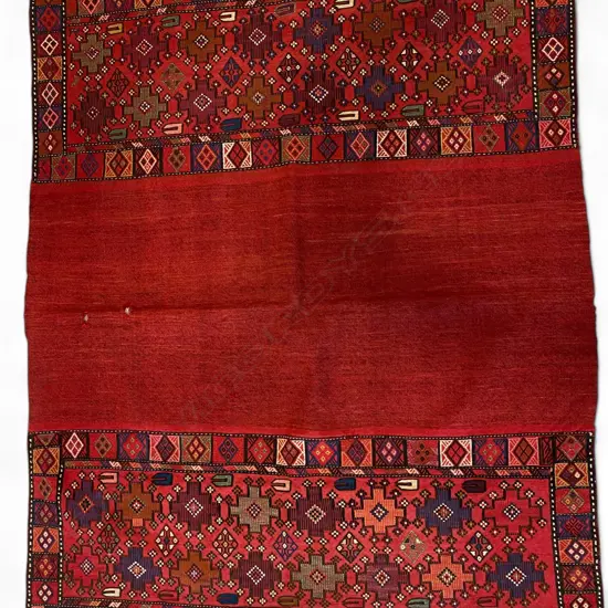 Kurdish flatweave wool horse cover,